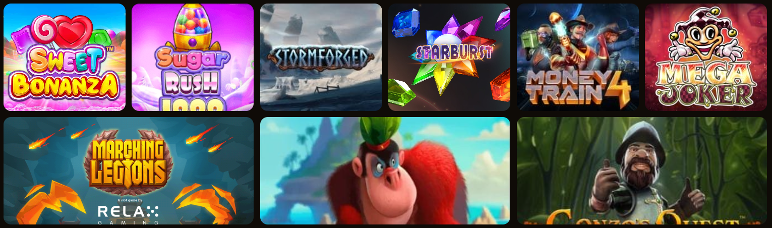 Spelcollectie Lizaro online casino